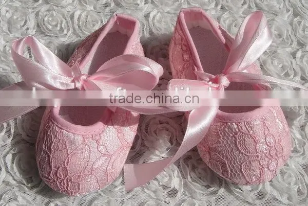 Baby Shoes Newborn Baby Cotton &lace Caucal Shoes Baby Walker photo-2
