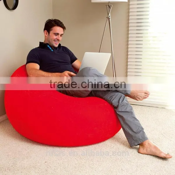 SF24 Single Mouth Fast Air Filling Inflatable Lounger Couch for Relax photo-3