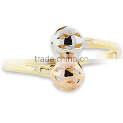 Three Tone Flexible Bangles, Gold Plated Bangle, Machine Cut Bangle, Fashionable Bangle, Jewelry Manufacturers photo-3