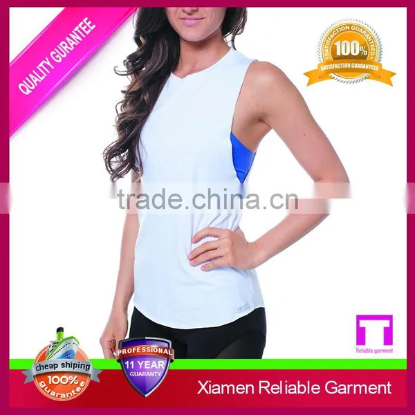 Loose Custom Crop Tank Top Cheap Women Stringer Tank Tops in Bulk photo-2