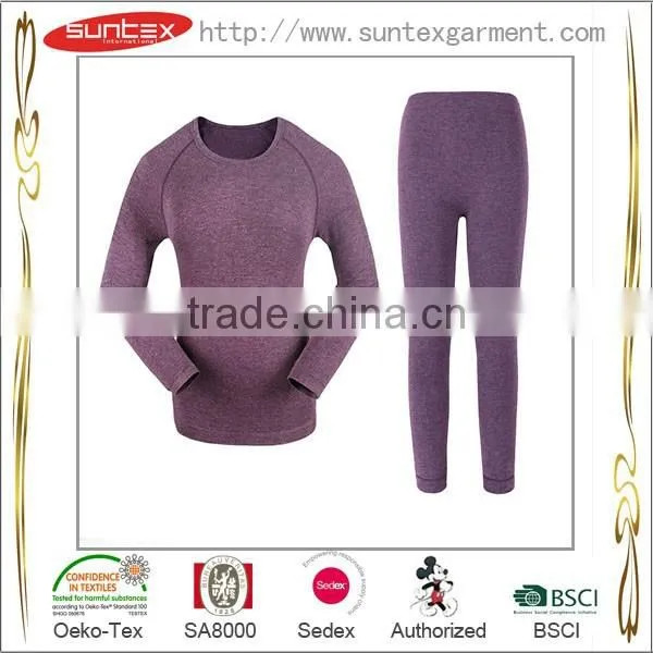 Suntex Merino Wool T-shirt Thermal Underwear Solid Design photo-2