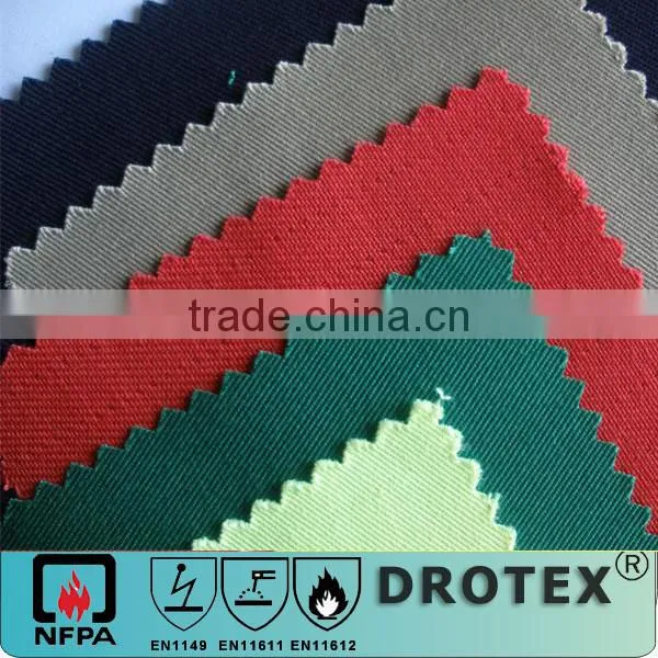 Sweat Resistant TC 65 Polyester 35 Cotton fr Anti-acid & Alkali Workwear Fabric in Summer