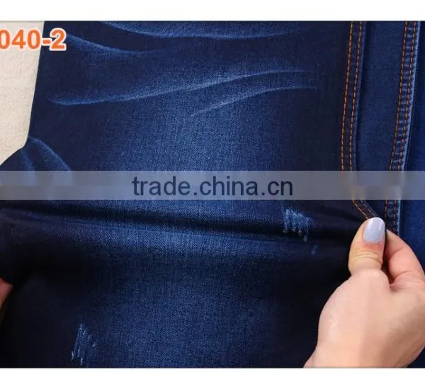 CB040-2C 10oz Tricolor Backside Good Stretch Cotton Denim Fabric photo-5