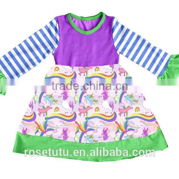 Printed With a Beautiful Pattern With the Girl's Dream of the Same Beautiful and Generous Cotton Princess Christmas Dress photo-6