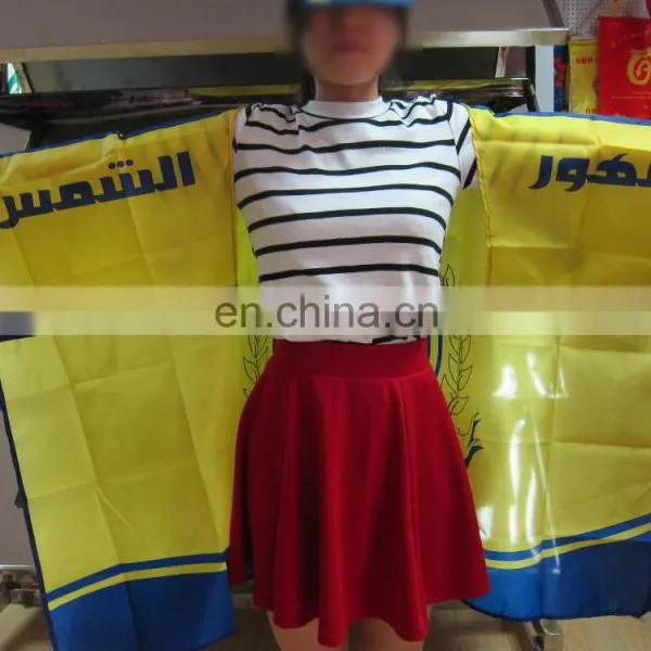 Custom Polyester Body Flag for Soccer Fans photo-2