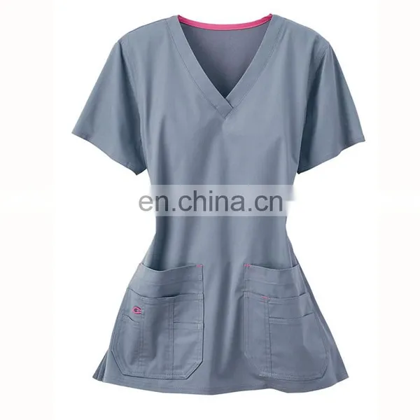 2016 Nurse Top Set Hospital Medical Scrubs Uniform photo-3