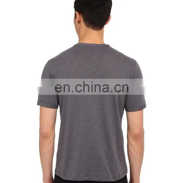 Wholesale Nylon Polyester Pocket Tee Shirts Custom Design photo-3