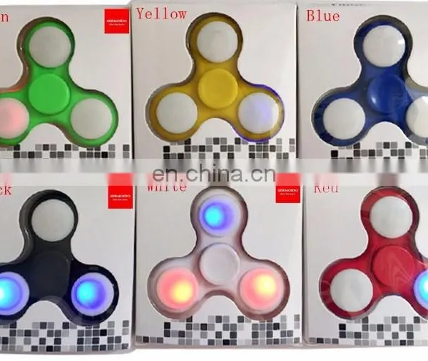 LED Hand Spinner Toys,Finger Spinner ,Tri Fidget Spinner With LED Light photo-3