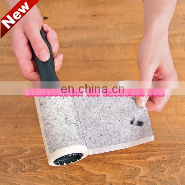 Paper Adhesive Floor Cleaning Roller For Clothes Dust Remove Sticky Lint Roller photo-6