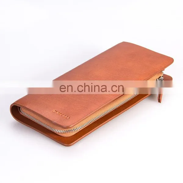 Trade Assurance Supplier Handmade Zupper Luxury Leather Wallet photo-4