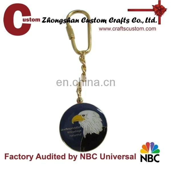 Iron Stamped Promotional Keyring With Epoxy photo-5