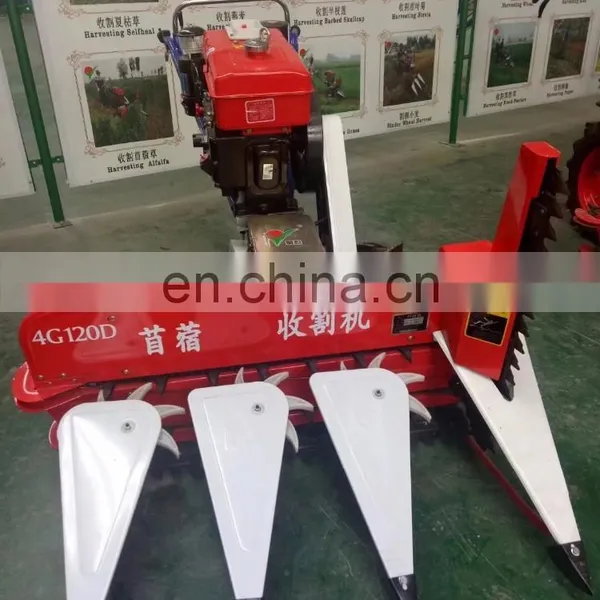 Green Alfalfa Grass Cutting and Binding Machine / Alfalfa Reaper Binder Harvester photo-4