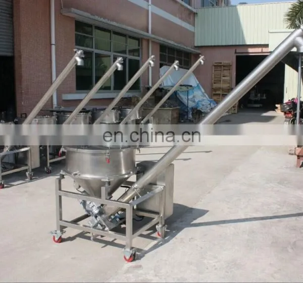 Factory Custom Vertical Bulk Hopper Vibrator Inclined Powder Screw Conveyor Loader Machine photo-6