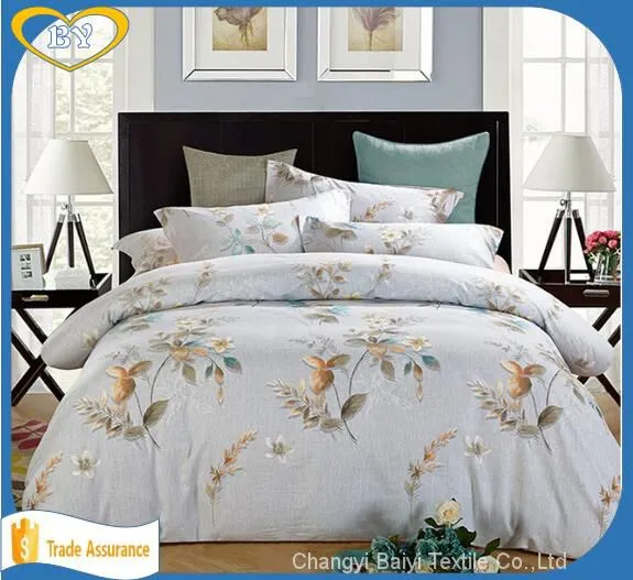 High Quality Custom Printing 100% Polyester Wholesale Bed Sheet Fabric in Rolls photo-4