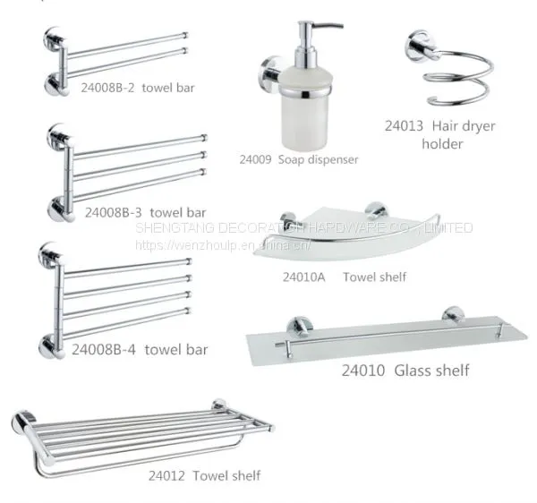 Manufacturer Wholesale Modern Wall-mounted Bathroom Accessories Set photo-4
