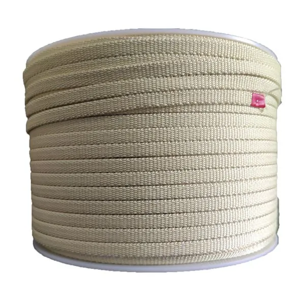 12*4mm Kevlar Cord Aramid Rope Used on Tempered Glass Machine Plant Furnace
