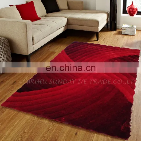 High Quality Fashionable Polyester 3D Shaggy Rug New Design photo-6