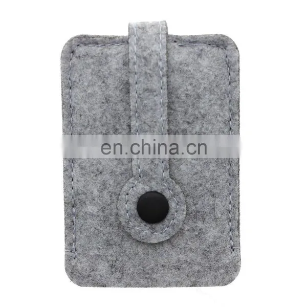 Woolen Felt Car Key Chain Wallet Compact Holder Purse Cover photo-4