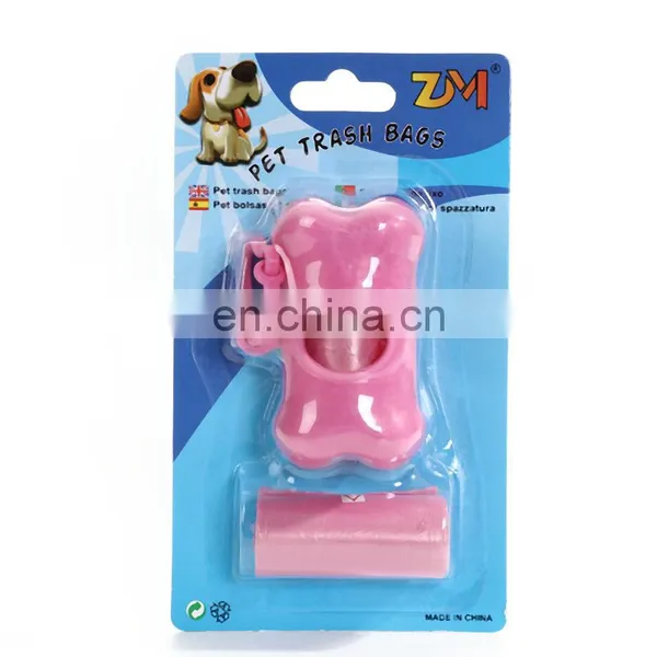 Bone Shape Dispenser Portable Pet Dog Waste Bag With Dispenser Dog Poop Bag photo-2