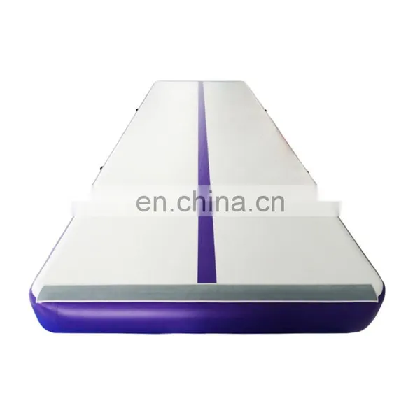 Inflatable Gym Air Track Purple Gymnastics Tumbling Mat With Free Air Pump photo-2