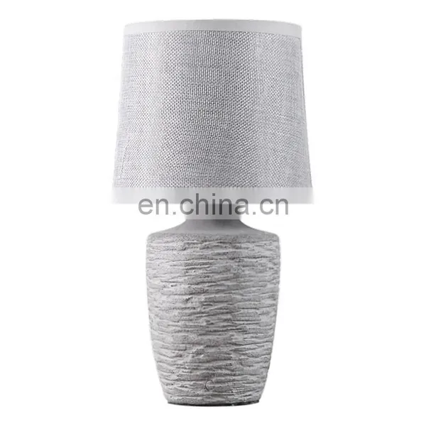 Ancient Stone Pattern Ceramic Night Lights and China Table Lamp photo-4
