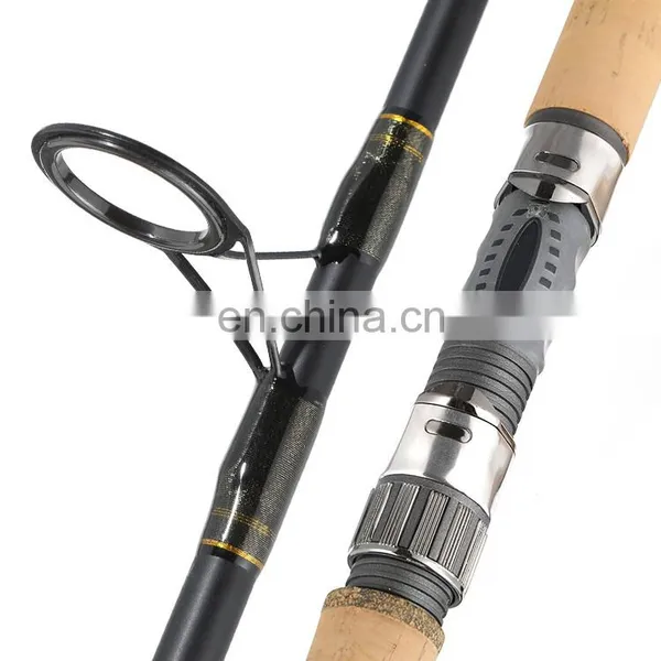 3 Sections Fishing Pole Spinning Rod Carbon Fiber Carp Fishing Rod photo-2