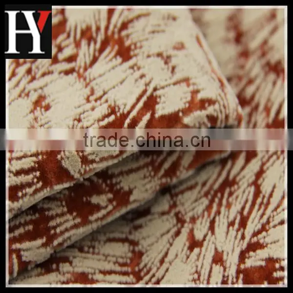 100 Polyester Flocked Chiffon Fabric Velvet Sofa Fabric Flock On Flock Sofa Fabric photo-2