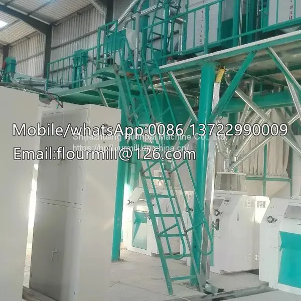 Grain Mill Machine Corn Processing Mill Machine Maize Flour Mill Plant