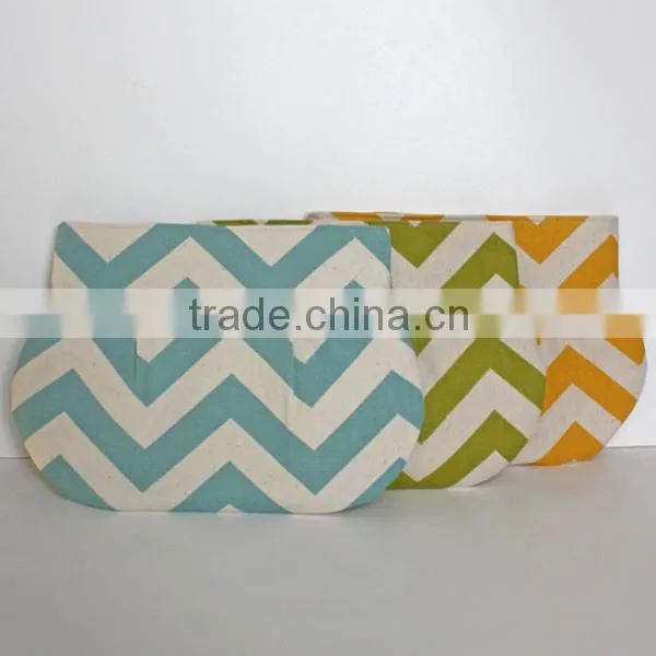 Custom Best Bridesmaid Gift Bridesmaid Chevron Clutch Zig Zag Print Clutch Purse photo-2