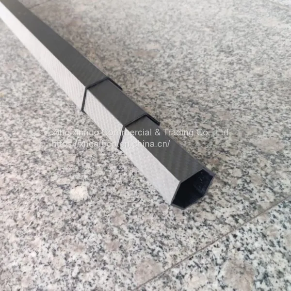 High Stiffness Hexagon Carbon Tubes 3K Twill Carbon Fiber Hexagonal Tubing Made in China