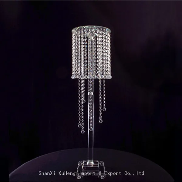 Elegant Crystal Glass Flower Stand For Wedding Decorations Centerpieces photo-2