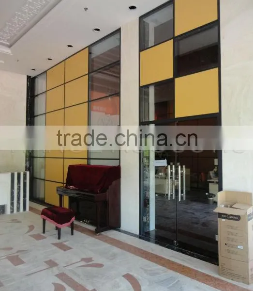 glass partition for restaurant