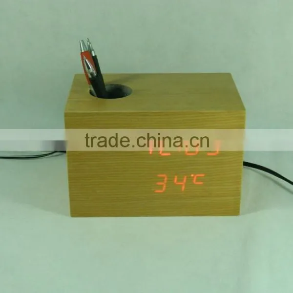 High Quality LED Digital Voice Control Desk LED Alarm Clock photo-6