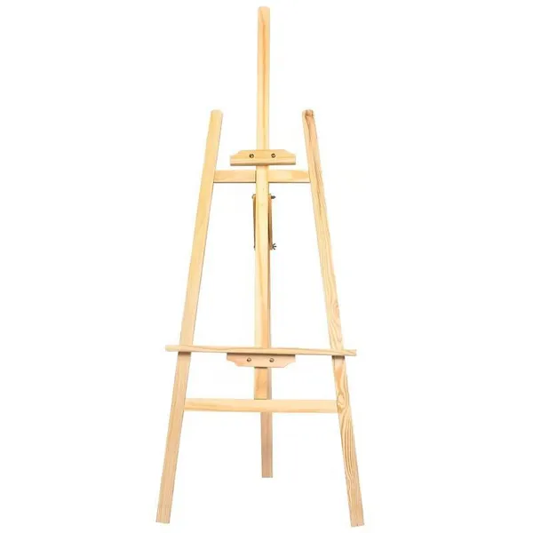 Painting Wood Easel Adjustable Wooden Easel Natural 145cm Foldable Beech Wood Easel
