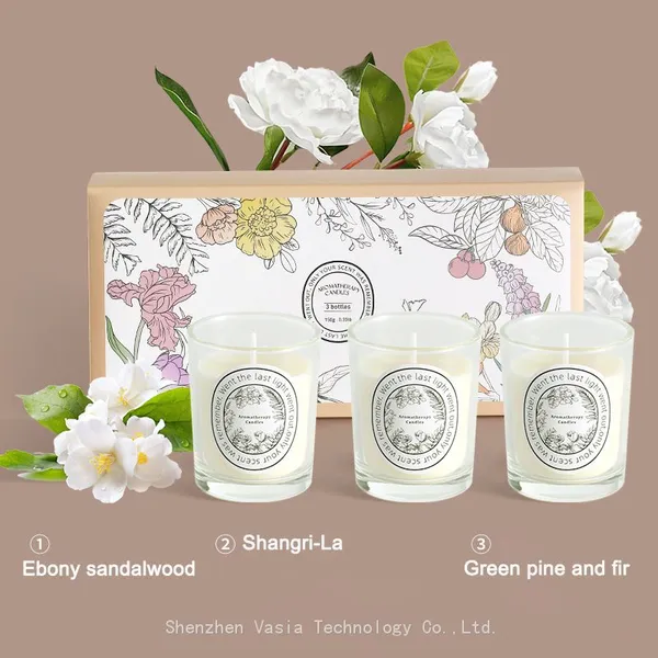 Wholesale Aromatherapy Candles for Stress Relief - Lavender, Vanilla, Eucalyptus Scents, Private Label Available photo-2