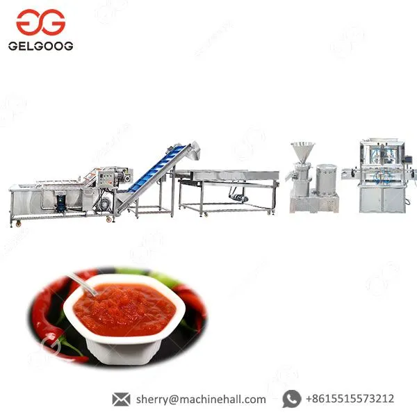 Small Chili Sauce Production Machine Chili Sauce Production Machine Pepper Sauce Production Line
