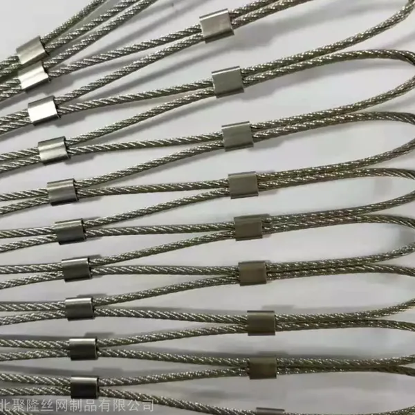 Stainless Steel Flexible Woven Safety Rope Net Is Used for Building High Air Anti-Fall Zoo Safety Fence photo-4