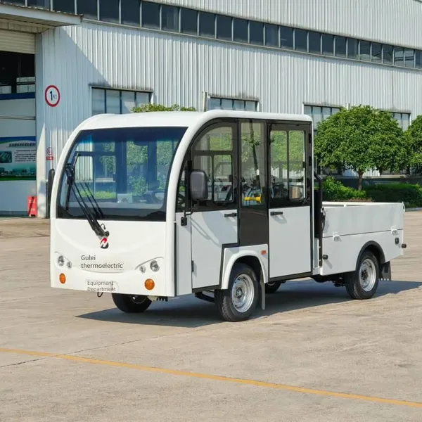 5-seater Electric Sample Delivery Vehicle for Inspection in Qinghai, Double-row Seat Electric Vehicle for Load and Passenger Carrying photo-2