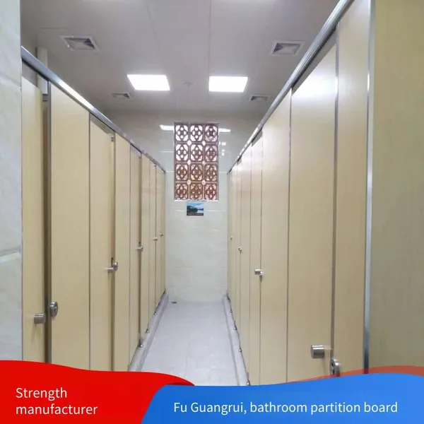 Pvc Toilet Partition Panels Are Beautiful and Practical, Suitable for the Fashionable Decoration Style of School Restrooms photo-2