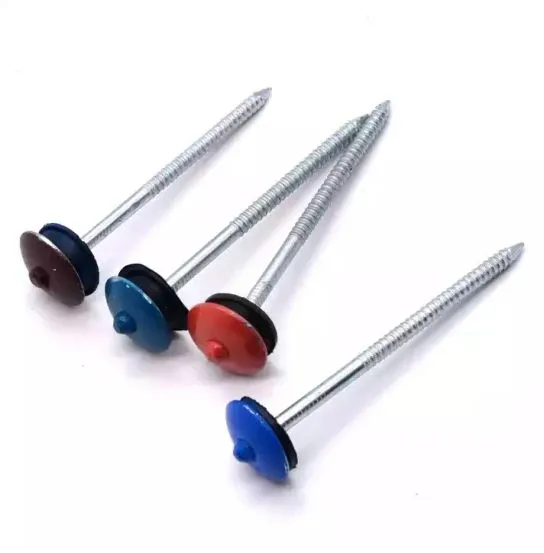 Umbrella Head Roofing Nails With Twist Shank - Custom Packaging
