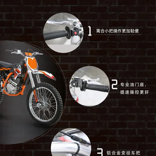 250cc Air Cooled Engine Dirtbike Made in China Off-Road Motorcycles for Adventure Riding photo-4