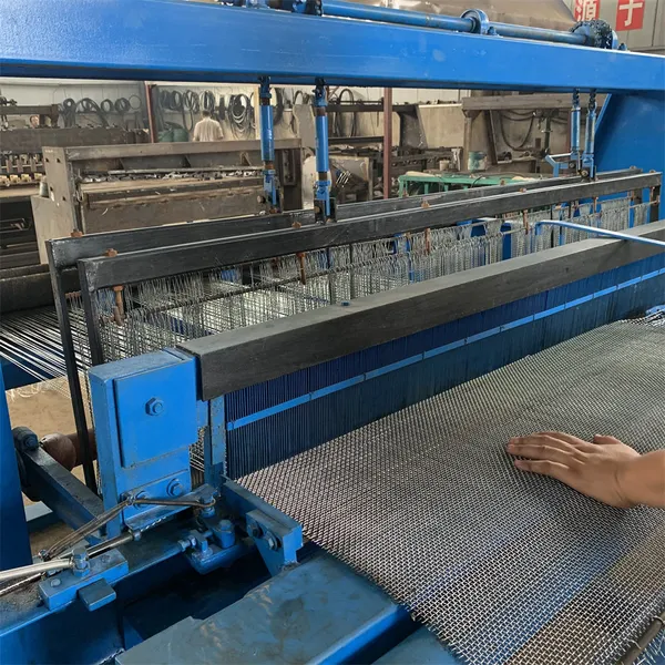 Hot-selling 2-6mm Steel Wire Mesh Screen Forming Machine, Embossed Wire Mesh Stamping Machine for Metal Grating photo-2