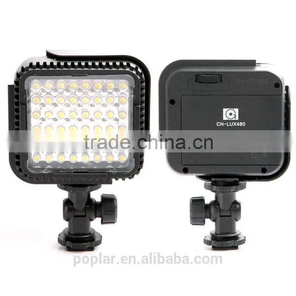 Poplar CN-LUX480 48 LEDs Video Light Photo Lamp for Canon Nikon Camera Video Camcorder 5600K/ 3200K photo-2