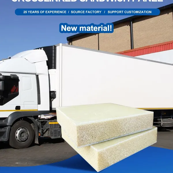 Corrosion Resistant FRP PVC Laminated Panel Chemical Plant Wall Lining Chemical Proof Industrial Hazardous FRP Sandwich Panel photo-4