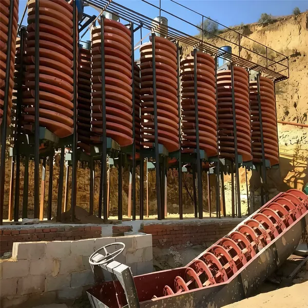 Argentina Lithium, Gold Copper Silver Ore Separator Widely Used Gravity Separation Equipment Spiral Chute Separator photo-2