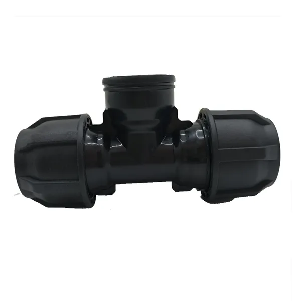 LRITEO Push Fit Female Tee, Plastic Quick Connect Female Thread T Connector for PE Pipe, Irrigation Aquaculture Infrastructure