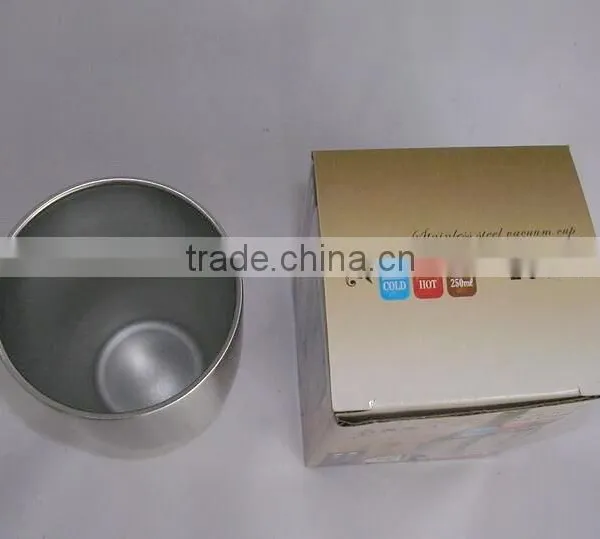 250ML Double Wall Vacuum Coffee Mugs Beer Mugs photo-4