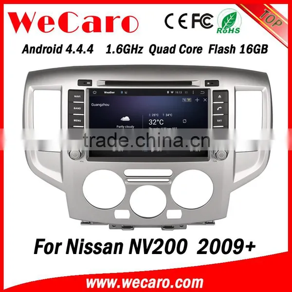 Wecaro 8" Android 4.4.4 WC-NS8200 WIFI 3G Car Radio Player for Nissan Nv200 Car Dvd Gps 2009 2010 2011 2012 photo-2