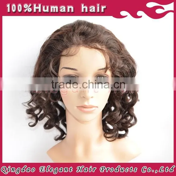 2015 Qingdao New Products High Quality Human Hair Jewish Kosher Human Hair Wigs photo-3