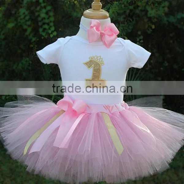 Children's Fashion Dress,popular Two Piece Outfits Skirts for Girl, Wholesale Lacy Children Long Pettiskirts